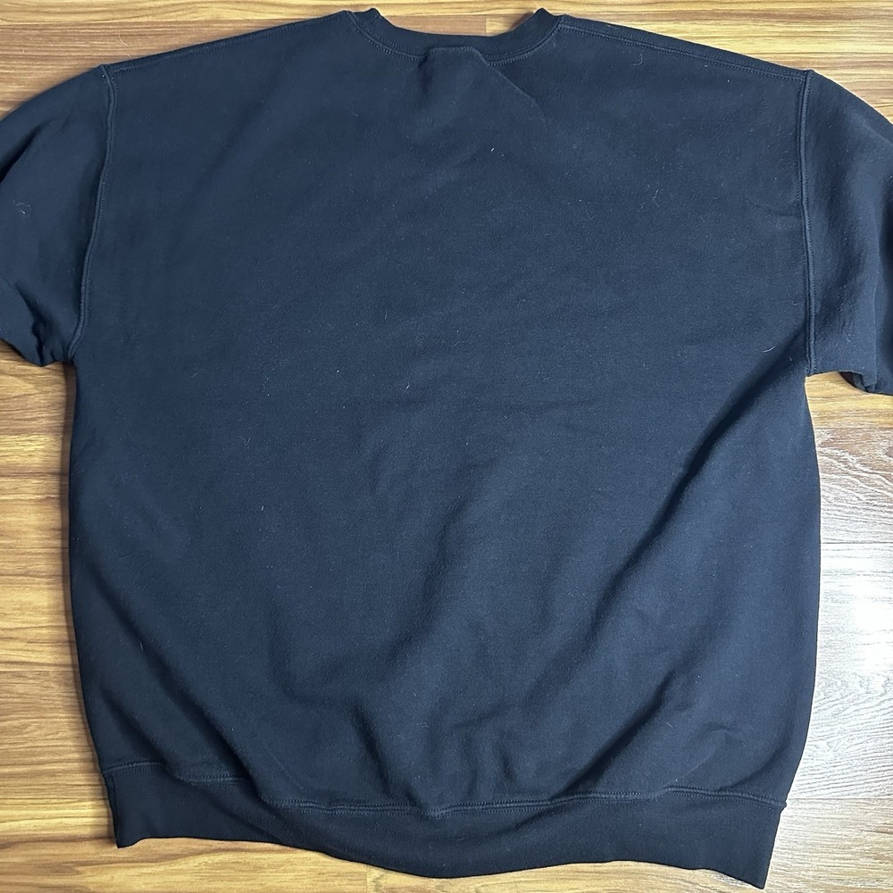Detroit Dead Threads Sweatshirt Mens XL Black Lions Skull Flames Football Sana - Picture 5 of 6